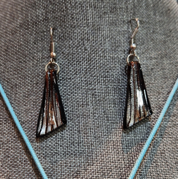 Glass Design Jewelry Set in Brown & Silver - Picture 5 of 5